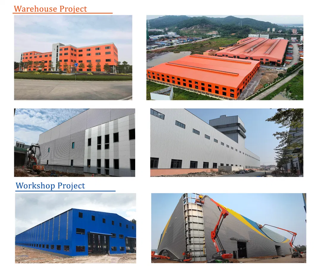 Fast Assemble Prefabricated Steel Structure Building Frame for Prefab Metal Warehouse Workshop Apartment Hotel Hospital