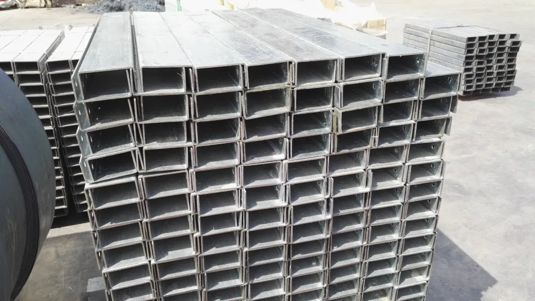 Galvanized C Purlins Section with Punched